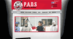 Desktop Screenshot of padsgoaltending.com